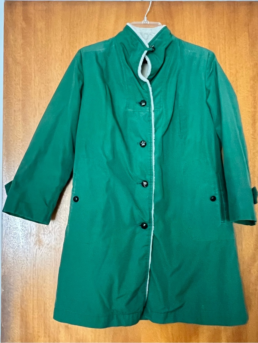 McGregor Japanese Vintage Toggle Fur-lined Coat, Green, Size XS